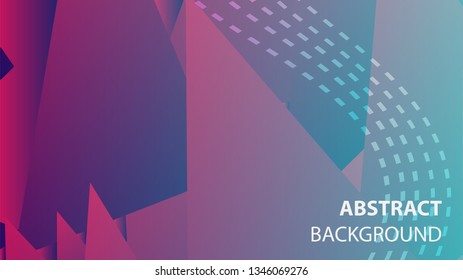 Abstract Triangle Background. Modern Wallpaper. Vector illustration - Vector