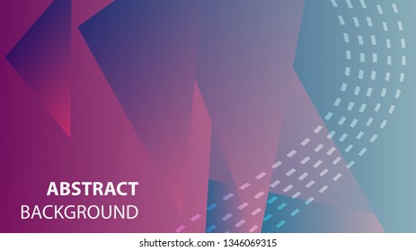 Abstract Triangle Background. Modern Wallpaper. Vector illustration - Vector