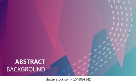 Abstract Triangle Background. Modern Wallpaper. Vector illustration - Vector
