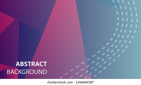 Abstract Triangle Background. Modern Wallpaper. Vector illustration - Vector