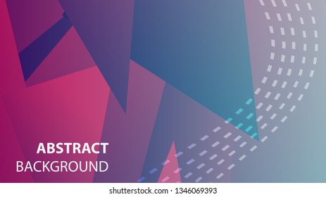 Abstract Triangle Background. Modern Wallpaper. Vector illustration - Vector