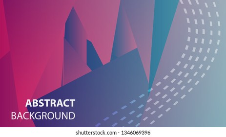 Abstract Triangle Background. Modern Wallpaper. Vector illustration - Vector