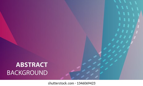Abstract Triangle Background. Modern Wallpaper. Vector illustration - Vector