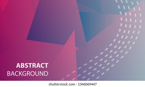 Abstract Triangle Background. Modern Wallpaper. Vector illustration - Vector