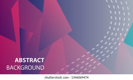 Abstract Triangle Background. Modern Wallpaper. Vector illustration - Vector