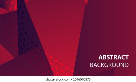 Abstract Triangle Background. Modern Wallpaper. Vector illustration - Vector