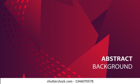 Abstract Triangle Background. Modern Wallpaper. Vector illustration - Vector