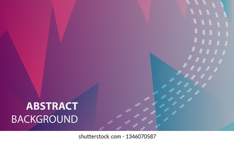 Abstract Triangle Background. Modern Wallpaper. Vector illustration - Vector