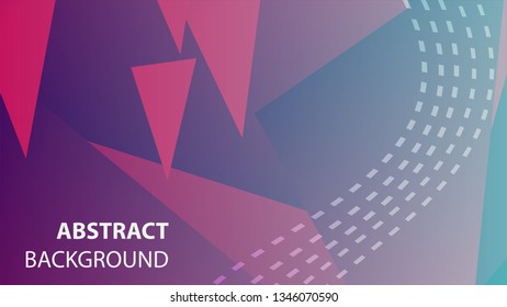 Abstract Triangle Background. Modern Wallpaper. Vector illustration - Vector