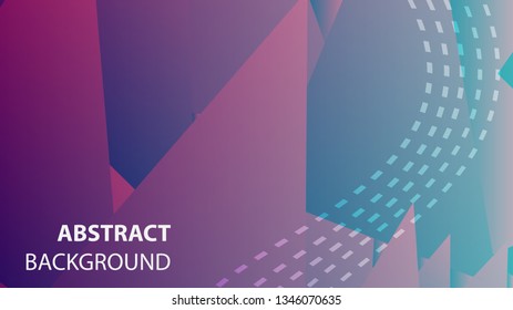 Abstract Triangle Background. Modern Wallpaper. Vector illustration - Vector