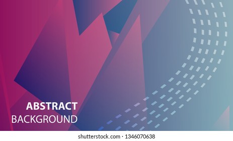 Abstract Triangle Background. Modern Wallpaper. Vector illustration - Vector