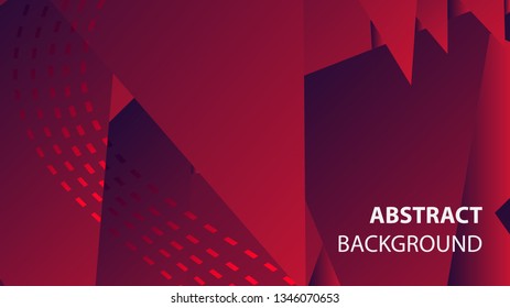 Abstract Triangle Background. Modern Wallpaper. Vector illustration - Vector