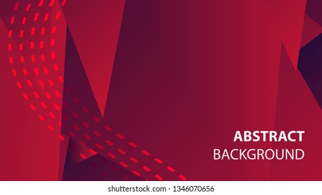Abstract Triangle Background. Modern Wallpaper. Vector illustration - Vector