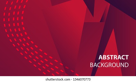 Abstract Triangle Background. Modern Wallpaper. Vector illustration - Vector