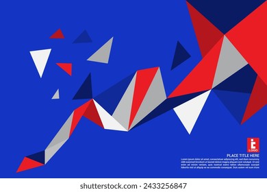 Abstract Triangle Background. Modern Wallpaper. Vector illustration