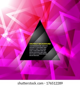 Abstract triangle background NO.1