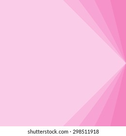Abstract triangle background with pink color tone and space, vector illustration
