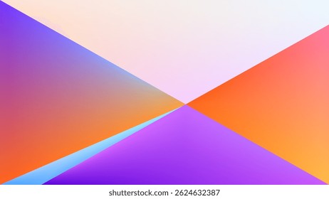 ABSTRACT TRIANGLE BACKGROUND PINK ORANGE PURPLE GRADIENT MESH SMOOTH LIQUID COLORFUL BLURRED DESIGN VECTOR TEMPLATE GOOD FOR MODERN WEBSITE, WALLPAPER, COVER DESIGN 