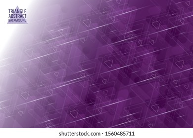 Abstract Triangle Background with purple background