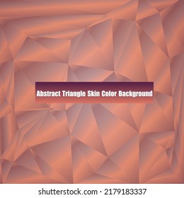 Abstract Triangle Background. Abstract retro pattern of geometric shapes. Colorful gradient mosaic backdrop. Geometric hipster triangular background, vector