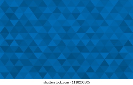 abstract triangle background template, blue color