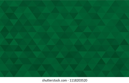 abstract triangle background template, green color