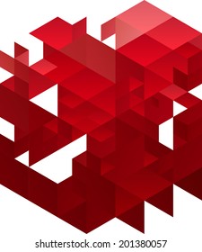 abstract triangle background, vector