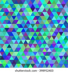 Abstract triangle background in vector. 