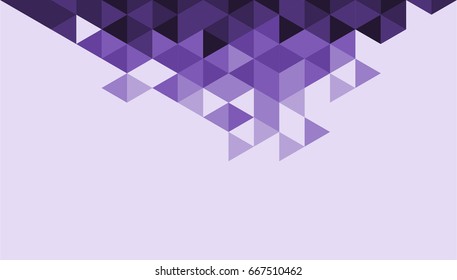 Abstract Triangle Background Vector Design.