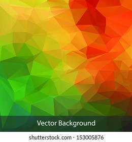 Abstract triangle background - vector illustration 
