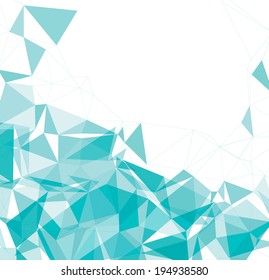 Abstract triangle background, vector illustration 