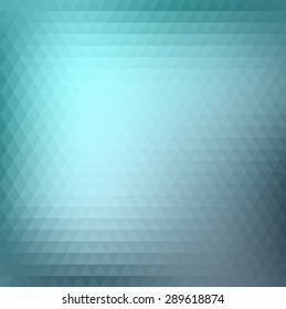 Abstract Triangle Background, Vector Illustration EPS 10. Blue nosaic 