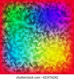 Abstract triangle background. Vector illustration
