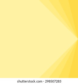 Abstract triangle background with yellow color tone and space, vector illustration