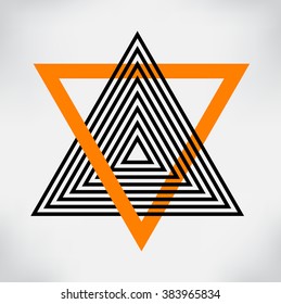 Abstract triangle background.Hipster triangle background. Geometrical  triangle design template.Vector triangle design element.