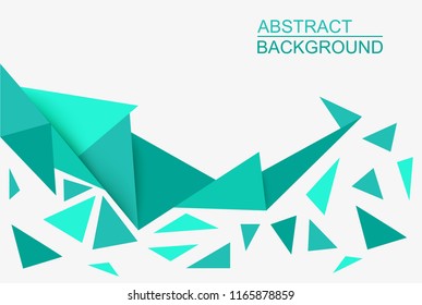 Abstract Triangle Background.Modern  geometric background.Vector illustration.