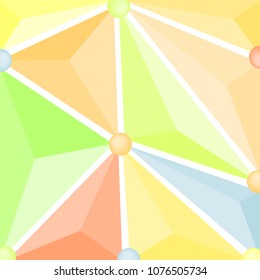 Abstract triangle background.Vector geometric background.