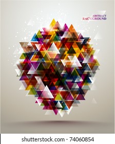 Abstract Triangle Banner.