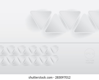 Abstract triangle blank business background template - Vector Design Concept
