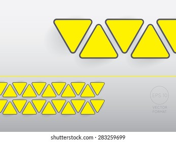 Abstract triangle blank business background template - Vector Design Concept