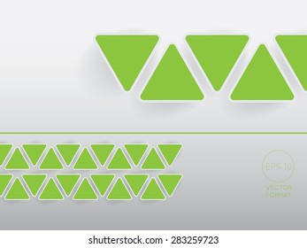 Abstract triangle blank business background template - Vector Design Concept