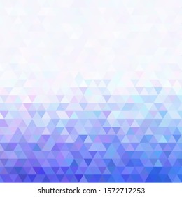 Abstract triangle blue background. vector illustration