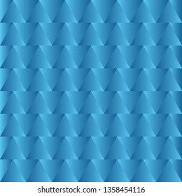 Abstract triangle blue color background, vector illustration