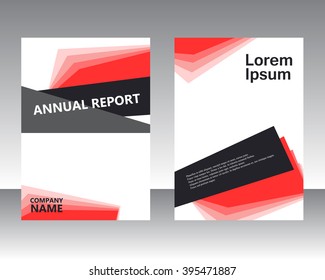 Abstract Triangle Brochure Flyer design vector template in A4 size