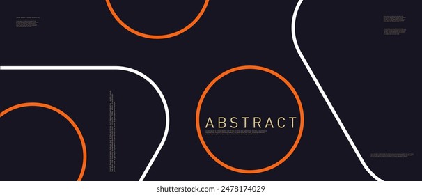 Fondo Abstractas de triángulo y círculo para publicidad, Web, redes sociales, afiches, Anuncios y portadas. Ilustración vectorial de diseño geométrico moderno para uso empresarial y Corporativa.