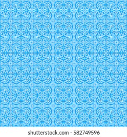 Abstract triangle, circle, line pattern. Seamless geometric ornament. Vector. Geometry shape. For design, wallpaper, presentation