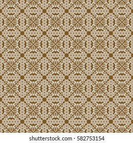 Abstract triangle, circle, line pattern. Seamless geometric ornament. Vector. Geometry shape. For design, wallpaper, presentation