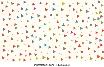 Abstract triangle Color background vector design.