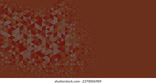 Abstract Triangle colorful background or wallpaper with polygons variety of triangular shapes and colors, triangles or concave geometrical shapes with Copy space soft color