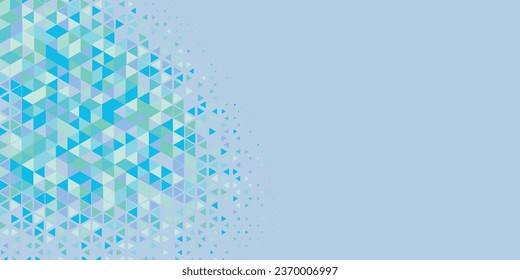 Resumen Triángulo fondo colorido o papel tapiz con polígonos variedad de formas y colores triangulares, triángulos o formas geométricas cóncavo con espacio Copiar color suave